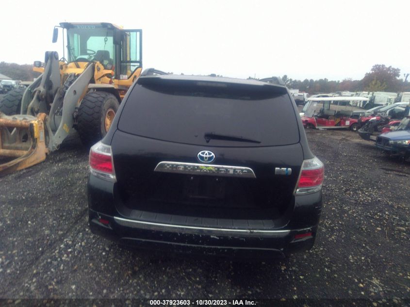 2013 TOYOTA HIGHLANDER HYBRID JTEBC3EH8D2016758