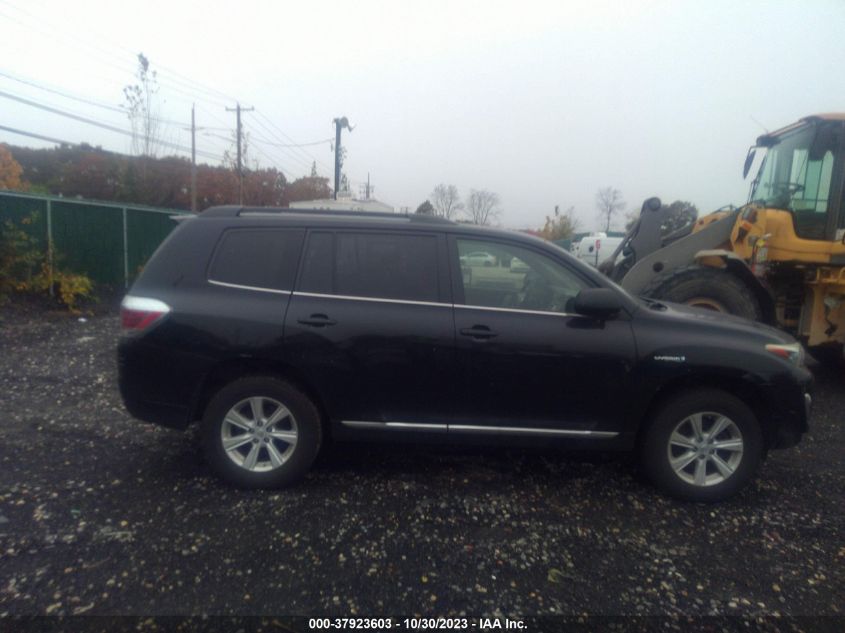 2013 TOYOTA HIGHLANDER HYBRID JTEBC3EH8D2016758