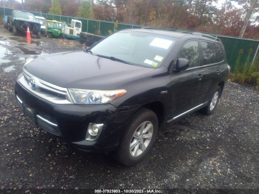 2013 TOYOTA HIGHLANDER HYBRID JTEBC3EH8D2016758