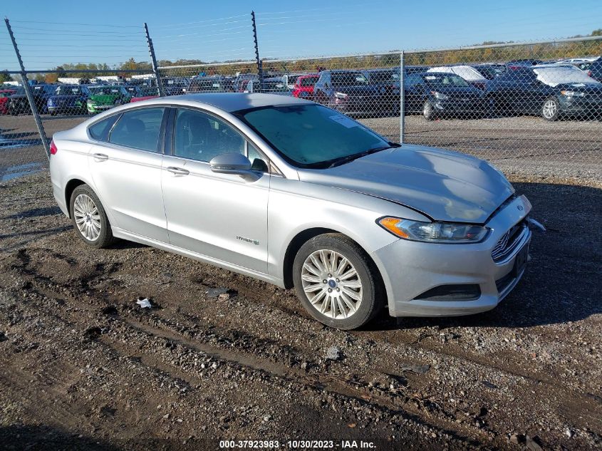 2014 FORD FUSION SE HYBRID - 3FA6P0LUXER312862