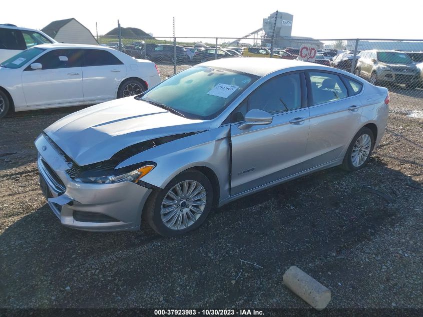 2014 FORD FUSION SE HYBRID - 3FA6P0LUXER312862