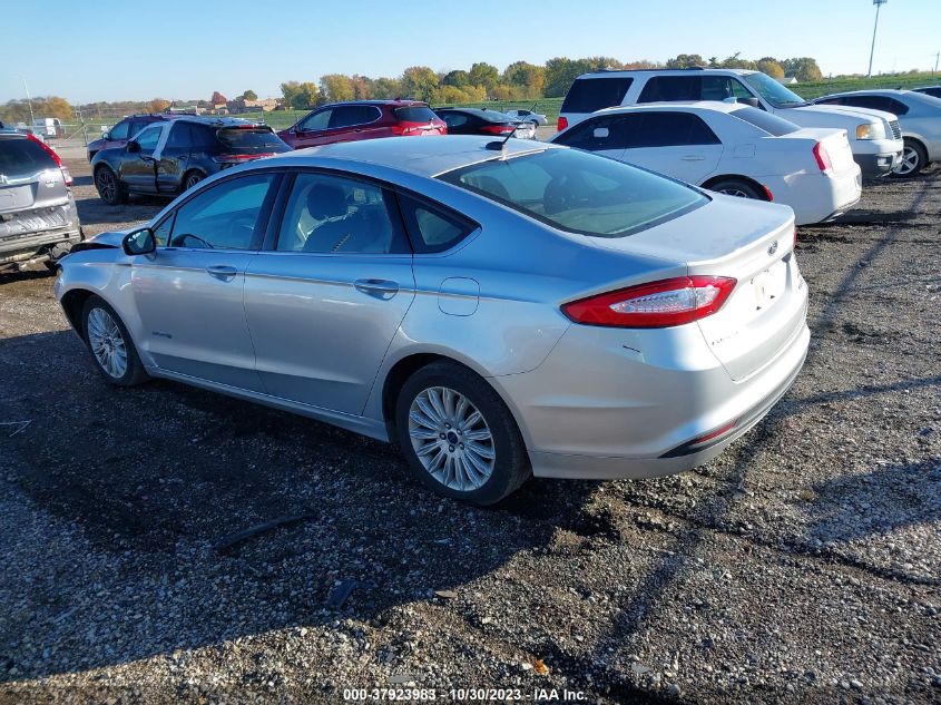 2014 FORD FUSION SE HYBRID - 3FA6P0LUXER312862