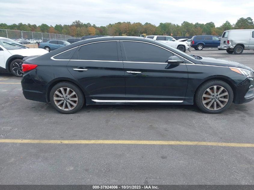 2016 HYUNDAI SONATA 2.4L LIMITED - 5NPE34AF9GH265701