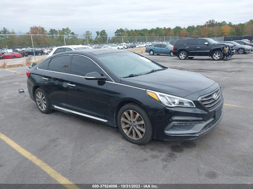 2016 HYUNDAI SONATA 2.4L LIMITED - 5NPE34AF9GH265701