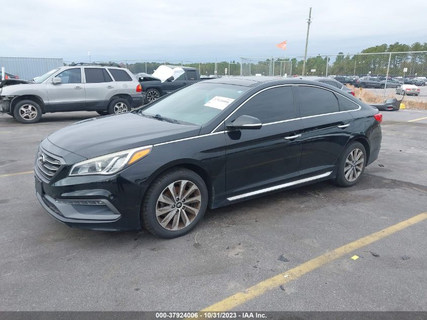 2016 HYUNDAI SONATA 2.4L LIMITED - 5NPE34AF9GH265701