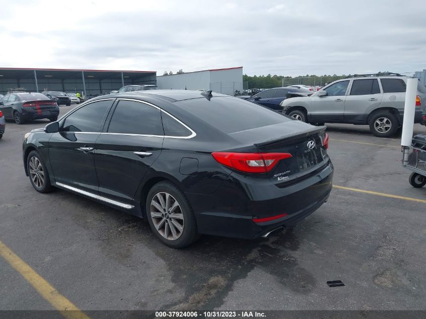 2016 HYUNDAI SONATA 2.4L LIMITED - 5NPE34AF9GH265701