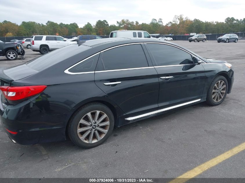 2016 HYUNDAI SONATA 2.4L LIMITED - 5NPE34AF9GH265701