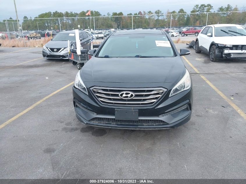 2016 HYUNDAI SONATA 2.4L LIMITED - 5NPE34AF9GH265701