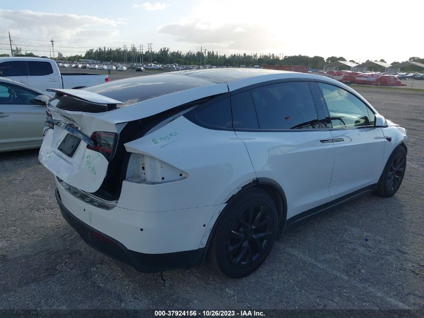 VIN 7SAXCDE55NF359972 2022 TESLA MODEL X