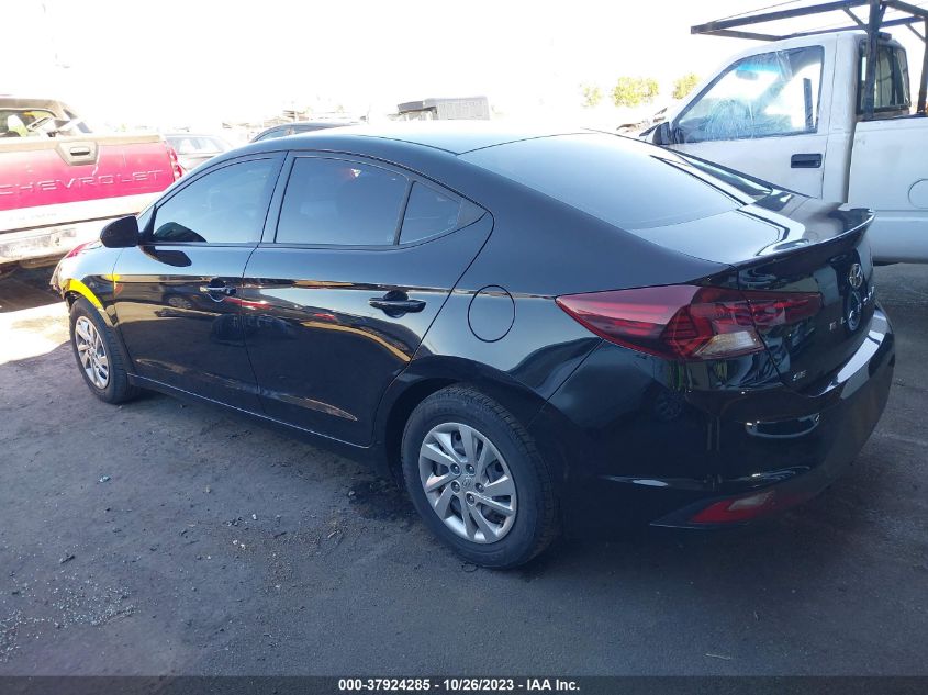 2019 HYUNDAI ELANTRA SE - KMHD74LF6KU796071