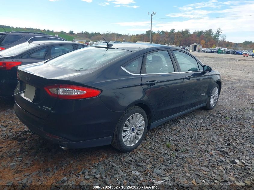 2014 FORD FUSION S HYBRID - 3FA6P0UU0ER368954