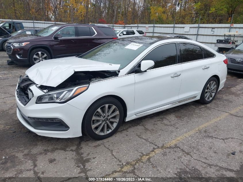 2016 HYUNDAI SONATA 2.4L LIMITED - 5NPE34AF4GH397328