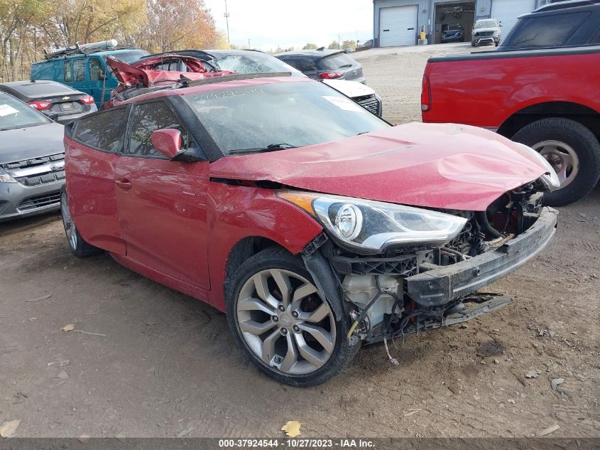 2013 HYUNDAI VELOSTER - KMHTC6AD3DU178990