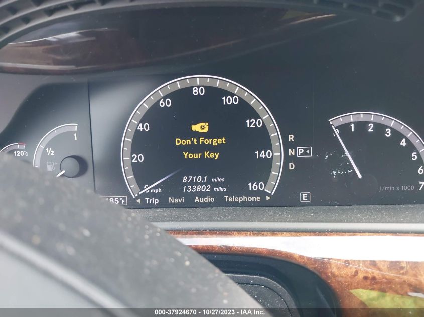 2013 MERCEDES-BENZ S 550 WDDNG7DB3DA499338