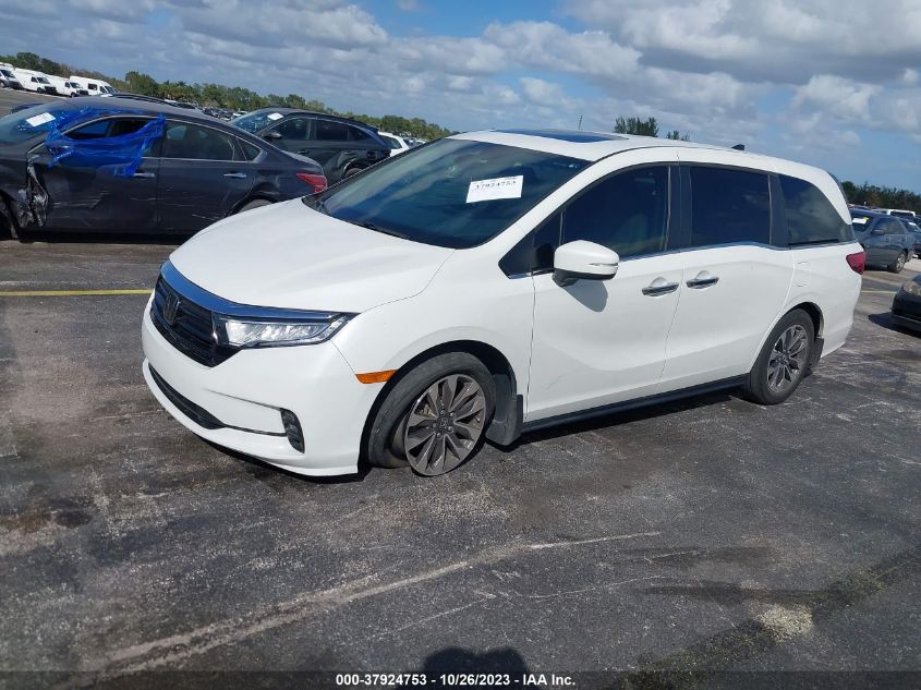 VIN 5FNRL6H73NB022571 2022 HONDA ODYSSEY EX-L