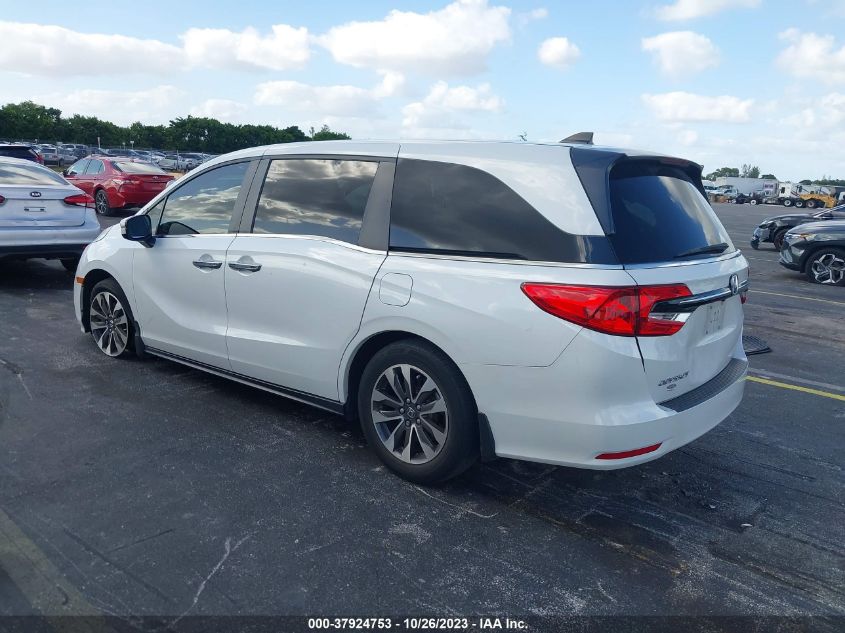 VIN 5FNRL6H73NB022571 2022 HONDA ODYSSEY EX-L