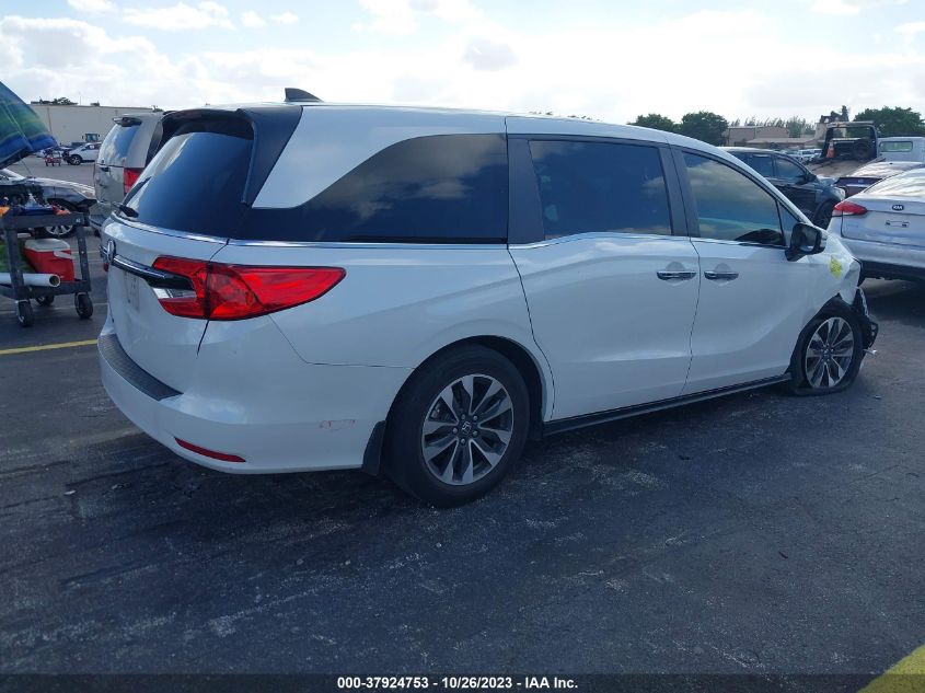 VIN 5FNRL6H73NB022571 2022 HONDA ODYSSEY EX-L