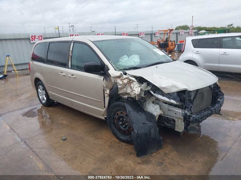 2013 DODGE GRAND CARAVAN SE - 2C4RDGBG9DR761202