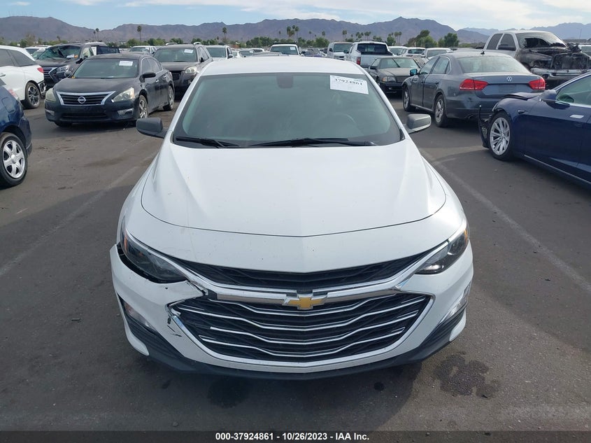 VIN 1G1ZC5ST9MF085452 2021 CHEVROLET MALIBU LS