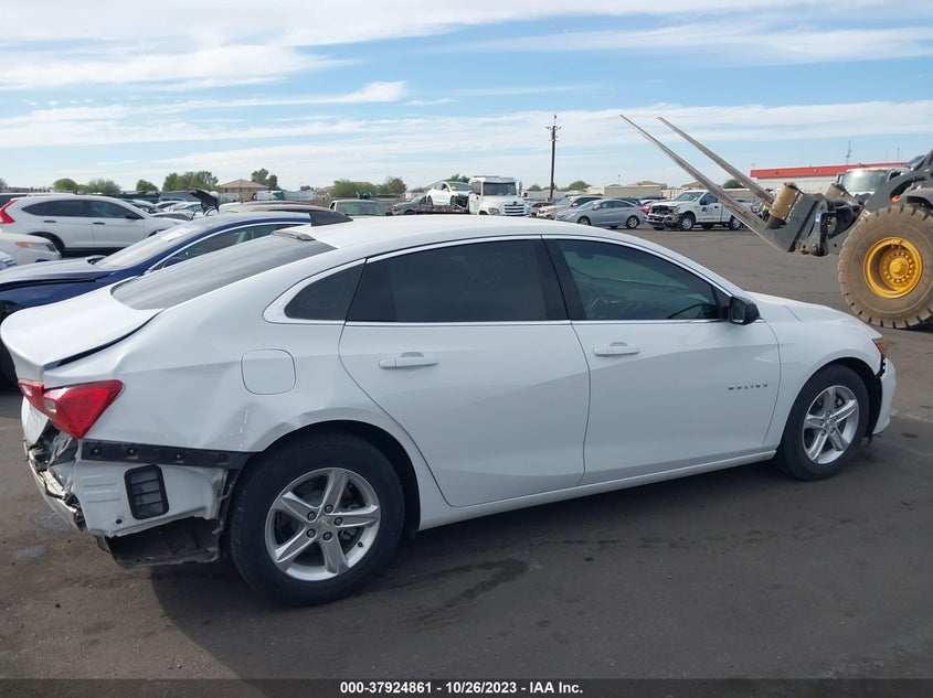 VIN 1G1ZC5ST9MF085452 2021 CHEVROLET MALIBU LS