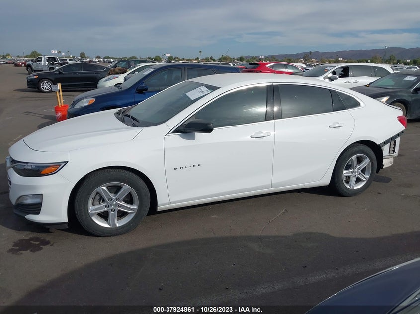 VIN 1G1ZC5ST9MF085452 2021 CHEVROLET MALIBU LS