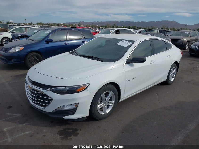VIN 1G1ZC5ST9MF085452 2021 CHEVROLET MALIBU LS
