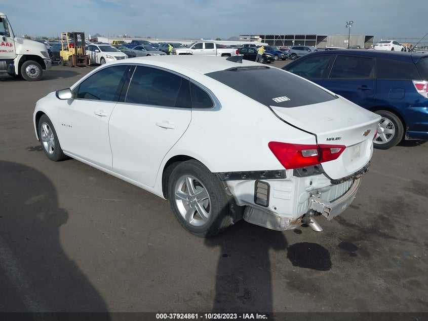 VIN 1G1ZC5ST9MF085452 2021 CHEVROLET MALIBU LS