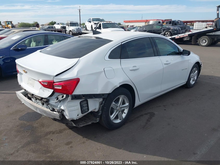 VIN 1G1ZC5ST9MF085452 2021 CHEVROLET MALIBU LS