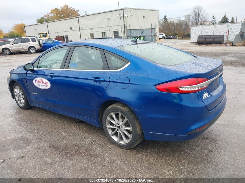 2017 FORD FUSION HYBRID SE - 3FA6P0LUXHR384942