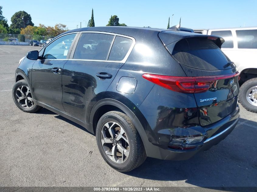 VIN KNDPMCAC7M7900100 2021 KIA SPORTAGE LX