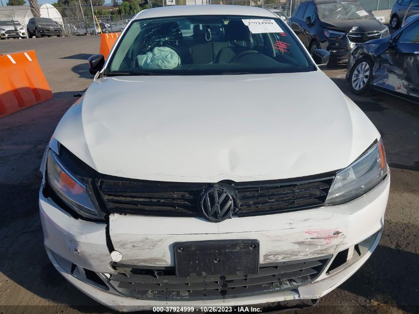 2013 VOLKSWAGEN JETTA SEDAN S 3VW2K7AJ7DM267607