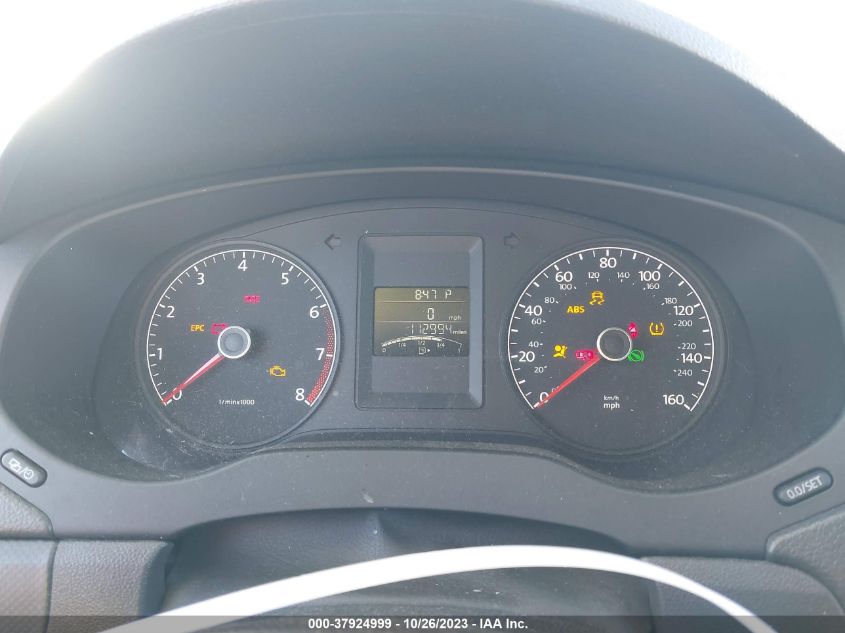2013 VOLKSWAGEN JETTA SEDAN S 3VW2K7AJ7DM267607