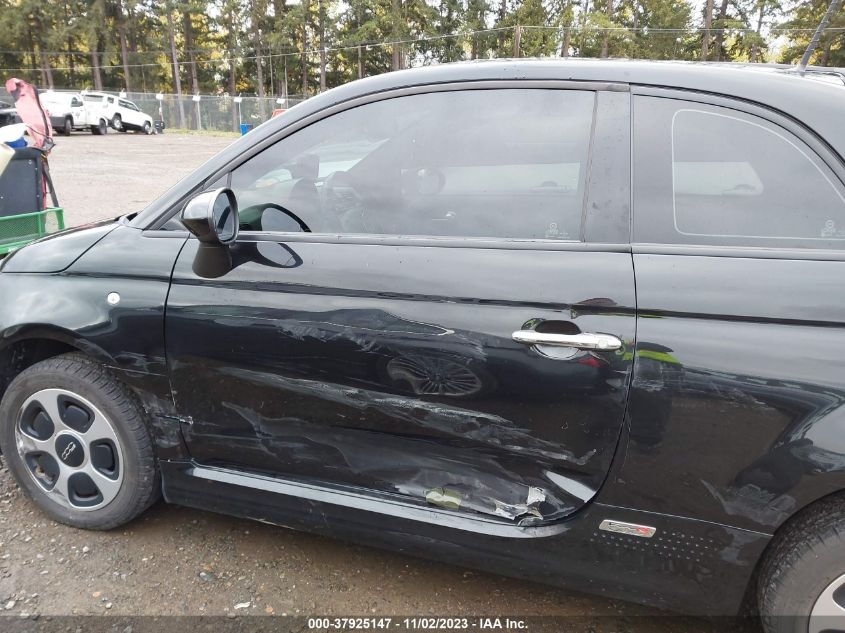 2013 FIAT 500E BATTERY ELECTRIC 3C3CFFGE6DT714096