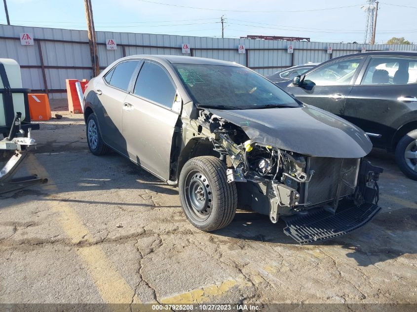 2017 TOYOTA COROLLA LE - 2T1BURHE0HC834790