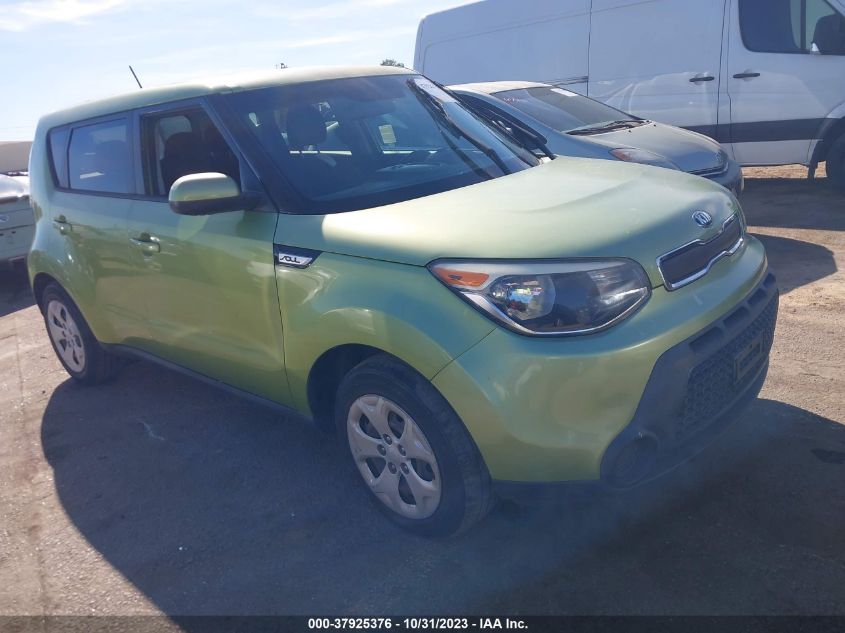2015 KIA SOUL BASE - KNDJN2A22F7766085