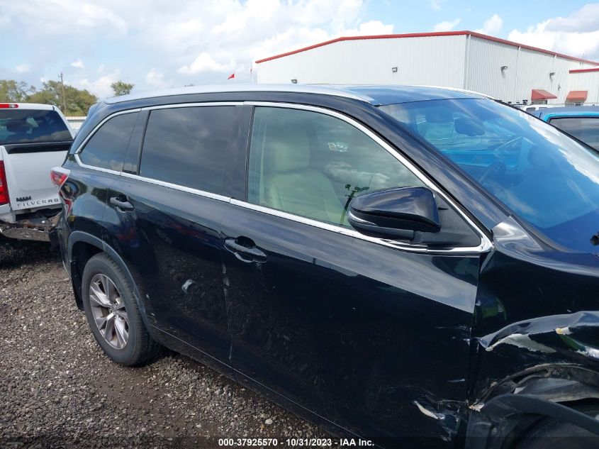 2014 TOYOTA HIGHLANDER XLE - 5TDKKRFH4ES015478