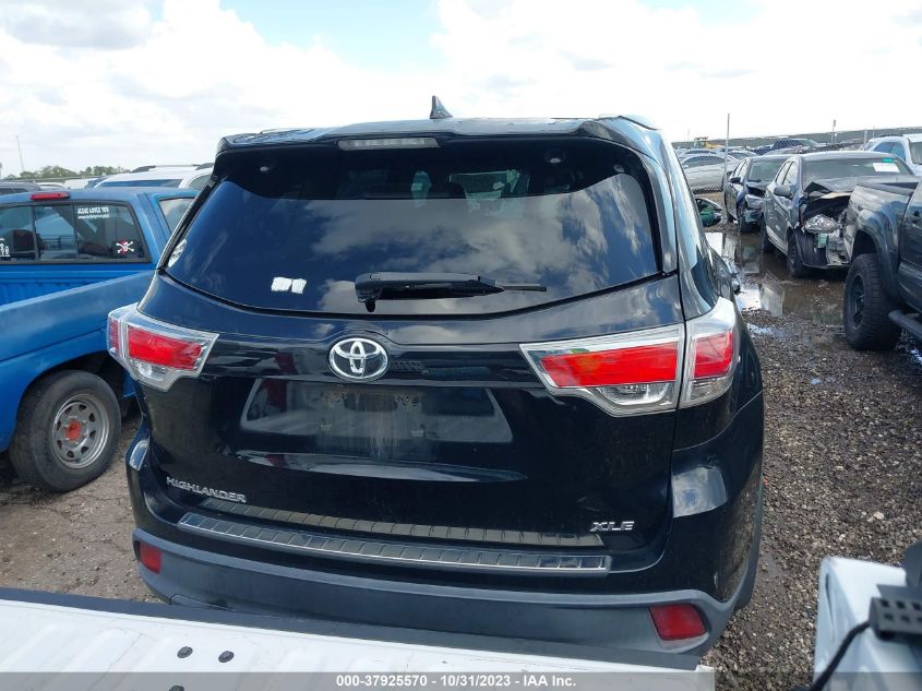2014 TOYOTA HIGHLANDER XLE - 5TDKKRFH4ES015478