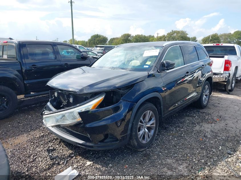 2014 TOYOTA HIGHLANDER XLE - 5TDKKRFH4ES015478