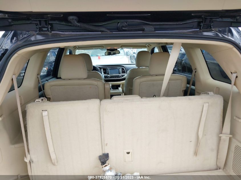 2014 TOYOTA HIGHLANDER XLE - 5TDKKRFH4ES015478