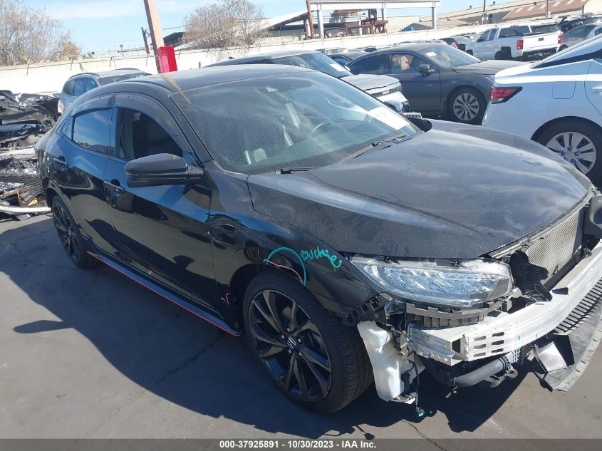 SHHFK7H93JU411264 HONDA CIVIC HATCHBACK SPORT TOURING 2018