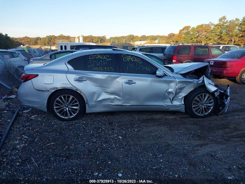 2018 INFINITI Q50 3.0T LUXE - JN1EV7AR4JM610672
