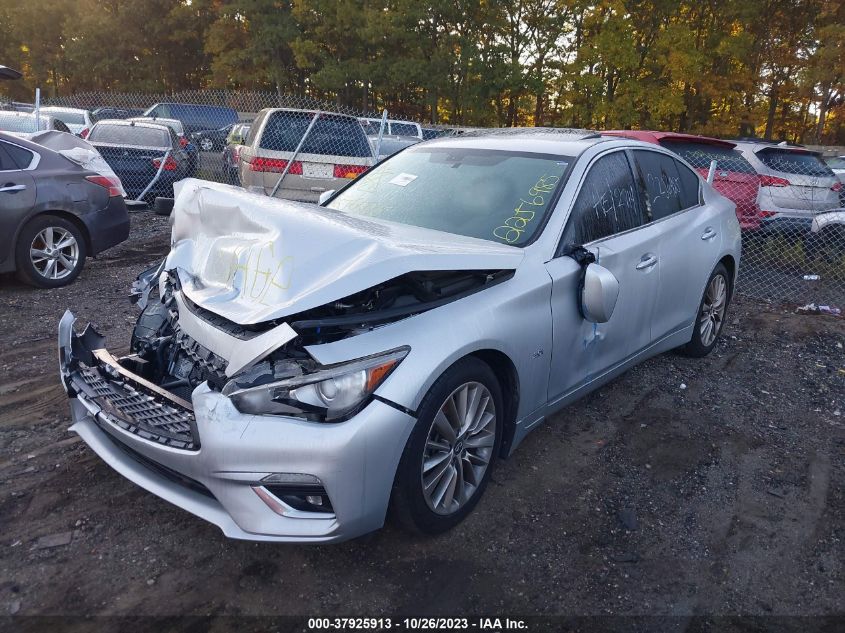 2018 INFINITI Q50 3.0T LUXE - JN1EV7AR4JM610672
