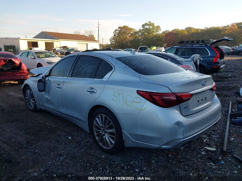 2018 INFINITI Q50 3.0T LUXE - JN1EV7AR4JM610672