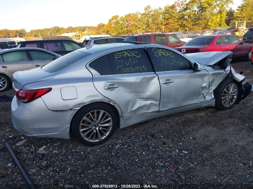 2018 INFINITI Q50 3.0T LUXE - JN1EV7AR4JM610672