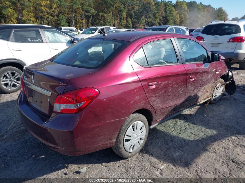 VIN ML32F3FJ4LHF07813 2020 MITSUBISHI MIRAGE G4 ES