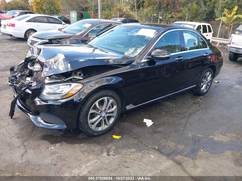 55SWF4KB4HU195787 2017 MERCEDES-BENZ C-CLASS - Image 2