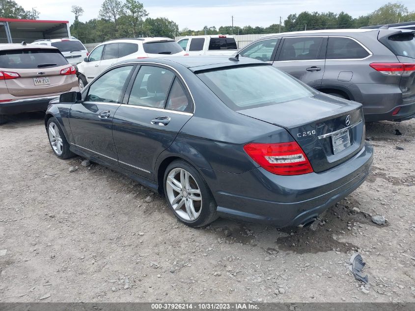 2014 MERCEDES-BENZ C 250 SPORT/LUXURY - WDDGF4HB1EG193824