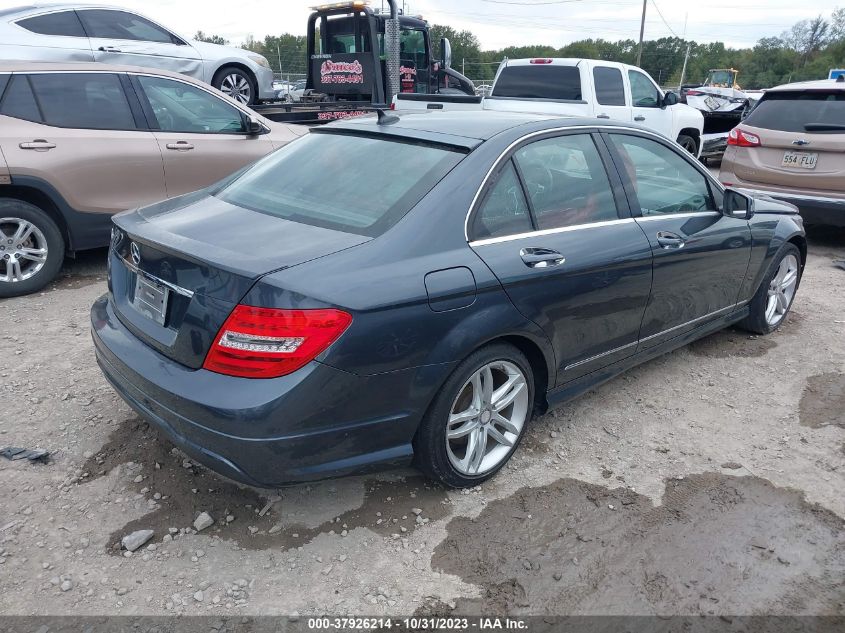 2014 MERCEDES-BENZ C 250 SPORT/LUXURY - WDDGF4HB1EG193824