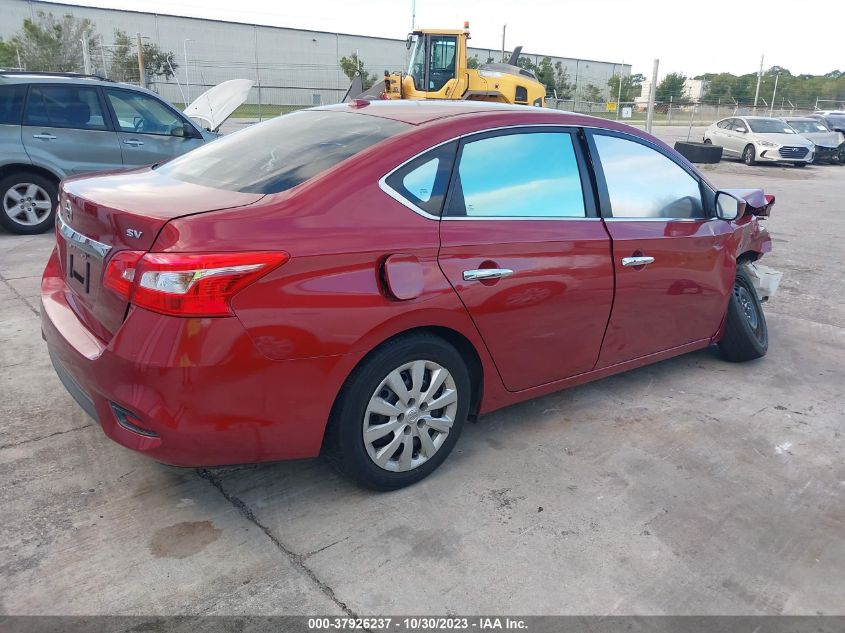 2017 NISSAN SENTRA S/SV/SR/SL - 3N1AB7APXHL642620