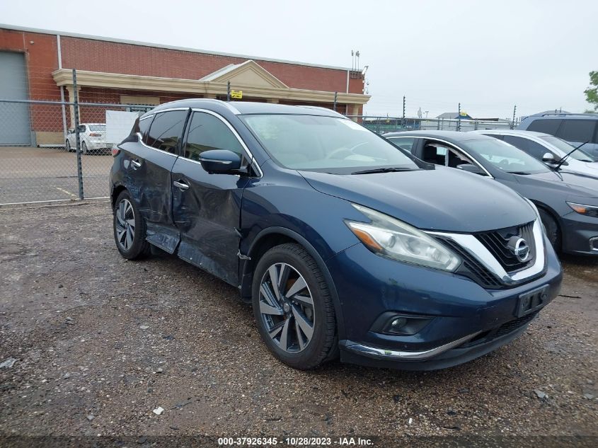 2015 NISSAN MURANO PLATINUM - 5N1AZ2MG2FN208708